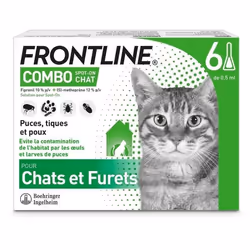 Antiparasite pour chat Frontline Combo (x6)