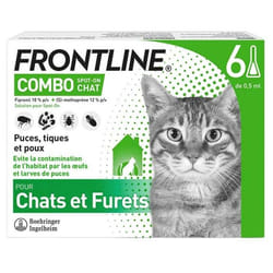 Frontline Combo Chats et Furets 6 Pipettes