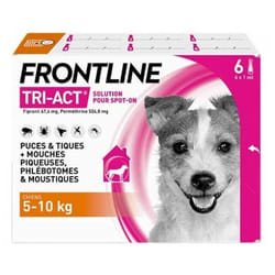 Frontline TRI-ACT Chiens 5-10 kg 6 Pipettes