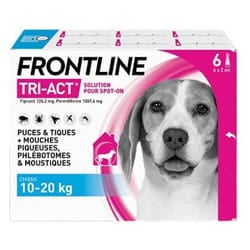 Frontline TRI-ACT Chiens 10-20 kg 6 Pipettes