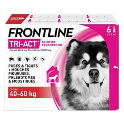 Frontline TRI-ACT Chiens 40-60 kg 6 Pipettes