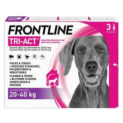 Frontline TRI-ACT Chiens 20-40 kg 3 Pipettes