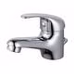 Mitigeur de lavabo chromé - Target - Base diamètre 42mm - Cartouche à disques céramique 35mm - Vidage à tirette