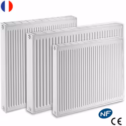 Description générale Le radiateur à eau chaude De Dietrich 21HR est un appareil de chauffage central en acier blanc, alliant  ...