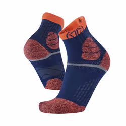 Chaussettes Trail - SIDAS - Protec - Bleu/orange - Confort et protection - Aération et maintien