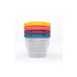 BabyMoov A004307, Bol, Autres, 0,12 L, Bleu, Bourgogne, Rose, Transparent, Jaune, Polypropylène (PP), 4 pièce(s)