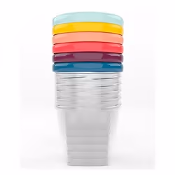 BabyMoov Babybowls 8.45oz, Bol, 0,25 L, Multicolore, Transparent, Polypropylène (PP), Dévissable, 250 ml