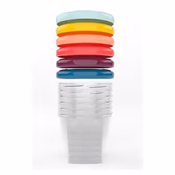 BabyMoov Babybowls 8.45oz Bol 0,25 L Multicolore, Transparent