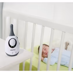 BabyMoov Simply Care Babyphone analogique 2 canaux Gris, Blanc