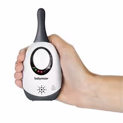 BabyMoov Simply Care Babyphone analogique 2 canaux Gris, Blanc
