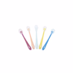 BabyMoov Silicone Baby Spoons, Cuillère pour enfants en bas âge, Bleu, Rose, Violet, Jaune, Silicone, Garçon/Fille, 5 pièce(s ...