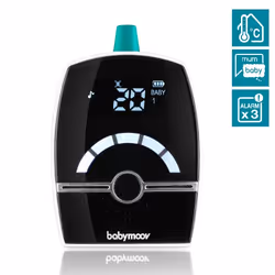 BabyMoov Premium Care Babyphone analogique Noir, Blanc