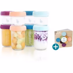 BabyMoov Glass Babybols Food Storage Multiset
