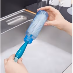 BabyMoov Flaschenbürste Goupillon Bleu, Blanc