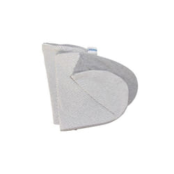 doomoo Housse de coussin Grossesse et Allaitement Buddy Classic Grey - OekoTex - Made In Europe