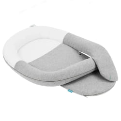 BabyMoov Cocon positionneur de sommeil pour bébé Gris, Blanc Coton, Polyester, Polyuréthane