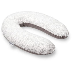 doomoo Coussin de Maternité et Coussin dAllaitement Buddy Ultra Confort Certifié Oeko-Tex Risotto Taupe