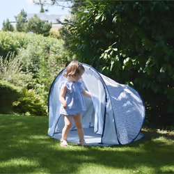 BabyMoov A038216 pare-soleil pour bébé Polyester Bleu, Blanc - Vue supplémentaire 4