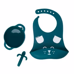 BabyMoov FIRST'ISY, Bleu, Silicone, 6 mois, 12 mois, 1 pièce(s), 1 bols