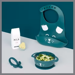 BabyMoov FIRST'ISY sets pour les repas du nourrisson Bleu