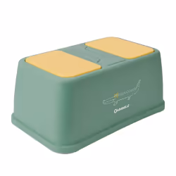 Badabulle Marchepied antidérapant, Vert, Jaune, Polypropylène (PP), Image, Intérieure et extérieure, 60 kg, Garçon/Fille