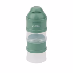 Badabulle Boite de lait, Vert, Transparent, Polypropylène, Rond, 80 mm, 210 mm
