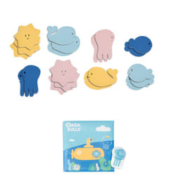 Badabulle 1 livre de bain et 1 marionnette + 20 stickers de bain