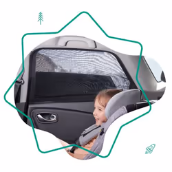 Badabulle B070001 couvre-jambe de poussette pour bébé Housse de protection solaire Polyester Noir - Vue supplémentaire 4
