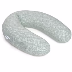 doomoo Coussin de Maternité et Coussin dAllaitement Buddy Ultra Confort Certifié Oeko-Tex Cloudy Kaki