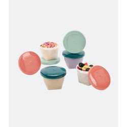BabyMoov A004317 boîte hermétique alimentaire Rond contenant 0,18 L Multicolore 6 pièce(s)