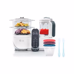 Le robot culinaire pour bébé Nutribaby(+) de BABYMOOV est l'incontournable pour des repas variés et savoureux ! Il permet de ...