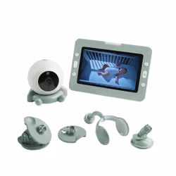 BabyMoov A014429 moniteur vidéo pour bébé 300 m FHSS Vert, Vert clair