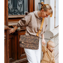 BabyMoov A043815 sac à couches Sac à main Marron Coton