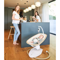 BabyMoov Swoon Hoop Intérieure Transat pour bébé 1 siège(s) Écru, Bois