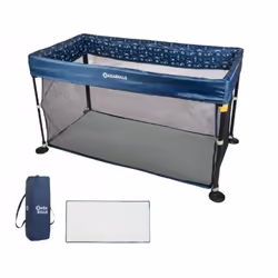 Badabulle Easy Clip, Lit bébé, 7,5 kg, Bleu, Pliable
