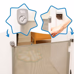 Badabulle B025235 barrière de sécurité 1,4 m Ceinture rétractable