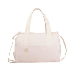 Badabulle Sac à langer Pocketstyle - Plan à langer Housse isotherme Pochette Attaches-poussette inclus Crème