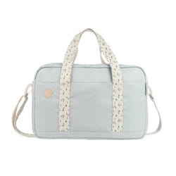 Badabulle Sac à langer Bowling - Grande Contenance 20L - Plan à langer et Attaches-poussette inclus Gris