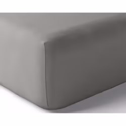 Anne de Solène Vexin, Eponge, Coton, 180 x 200 cm, Gris, Monochromatique, 100% cotton