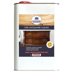SPADO- Cire antiquaire liquide- Entretient nourrit et protège- Protection anti tache- 5L- Fabriqué en France