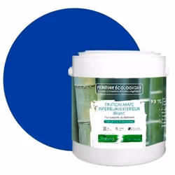 Peinture - Natura - Bleu Electrique - 2.5L - Écologique - Mat