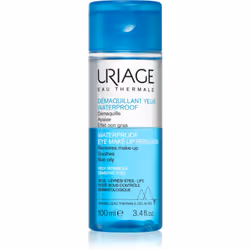 Avec le démaquillant waterproof pour les yeux sensibles Uriage Hygiene Waterproof Eye Make-up Remover, se débarrasser du maqu ...