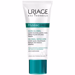 Uriage Hyséac 3-Regul, Tube, Crème, Peau à problème, Matifiant, Protection, Toutes couleurs de peau, Beige