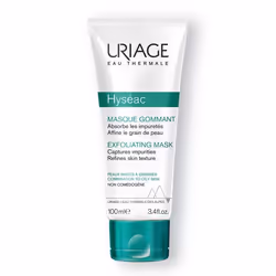 Uriage Hyséac Masque Gommant 100 ml, Masque de nettoyage, Femmes, Tous types de peau, Purifiant, Lissage, Tube, Aqua (Water, ...
