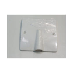 SIB - Sortie de cable 20/32A blanche 100X100mm à encastrer dans boite d'encastrement ø 86mm (non fournie) fixation vis adr P11032