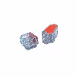 Connecteur automatique 2 entrées mini rouge pour câble rigide 1 à 2.5mm² connexion rapide (boite de 150) SIB ADR P07132 Borne ...