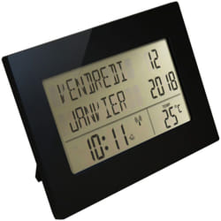 Orium - Horloge calendrier radio contrôlée Memento
