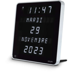 Horloge LED Ephemeris 28x28cm - Orium