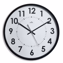 Horloge a quartz noir