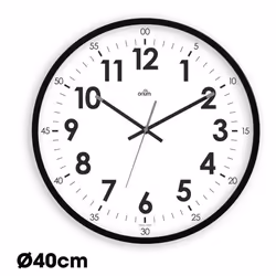 Horloge geante a quartz murale noir